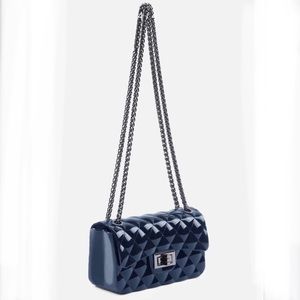 Quilted Flap Double Chain Bag